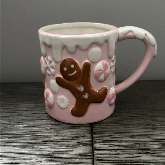 Pink Gingerbread Mug - Picture 1 of 1